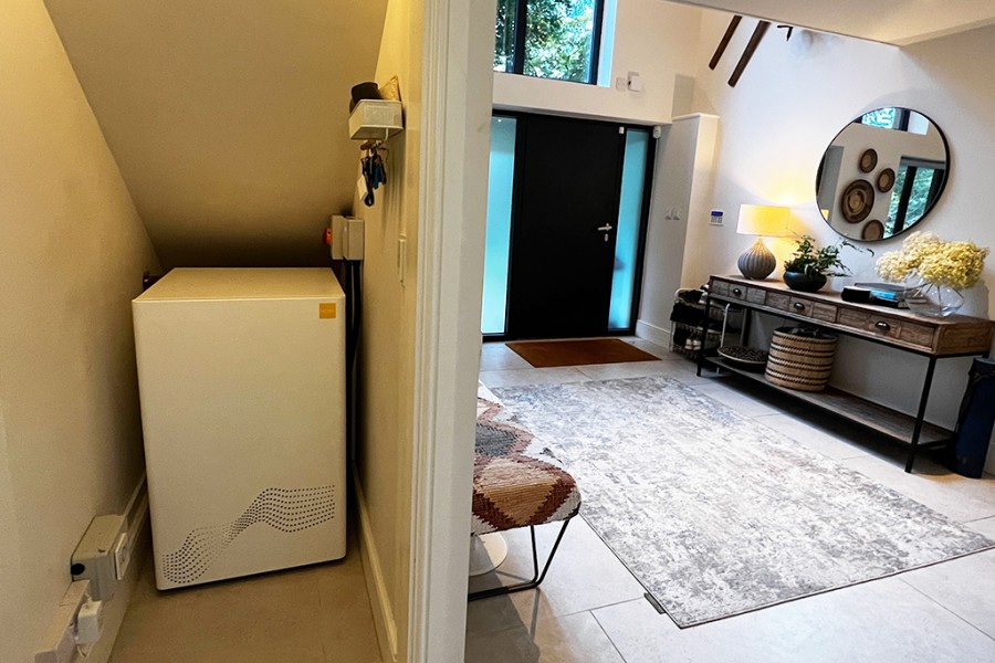 The Zero Emission Boiler installed in the home
